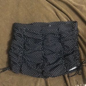 NWT Unique Vintage bikini bottom with skirt, L